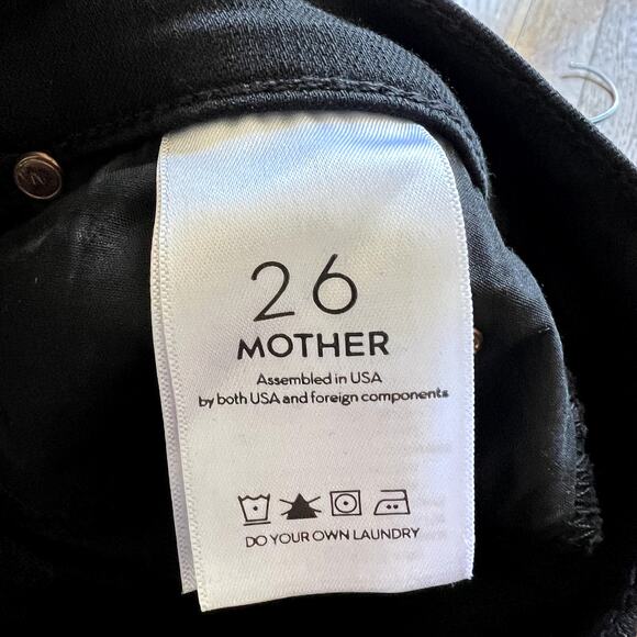Mother Stunner zip Ankle Step Fray Not Guilty Skinny Jeans Size 26 DR - Picture 6 of 6
